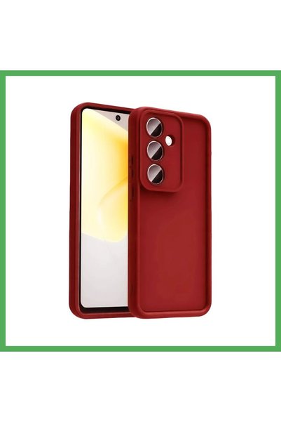 Nur store Çanta Samsung Galaxy A57 5g Compatible Viera Silicone - Red Bezoss