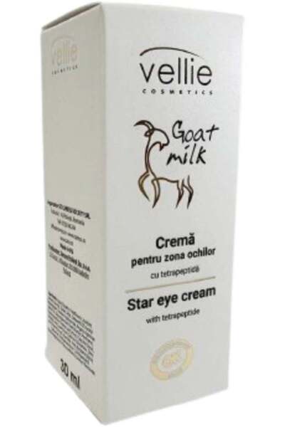 Vellie Crema pentru zona ochilor cu extract din lapte de capra, 1 buc