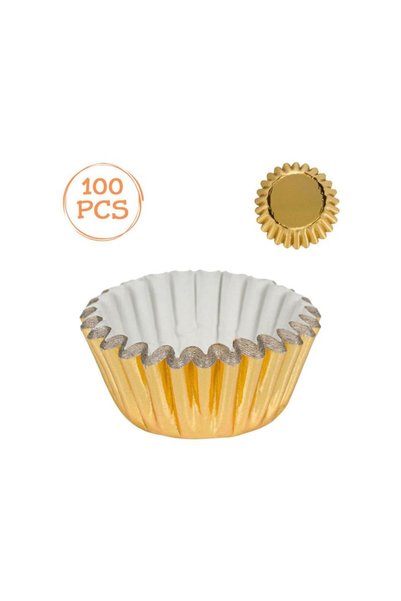Jumbo Forme de Copt din Hartie Aurii 5.5cm - 100buc.