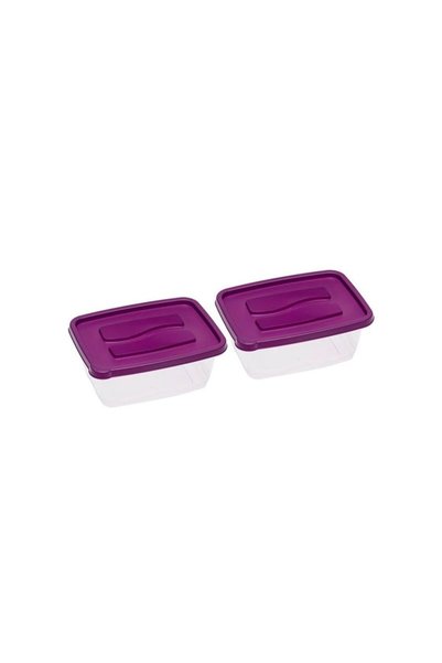 Jumbo Recipiente Alimente Mov Transparente 2.3l - 2buc