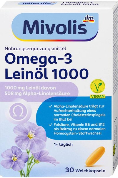 OEM Omega-3 flax oil 1000, 30 pcs