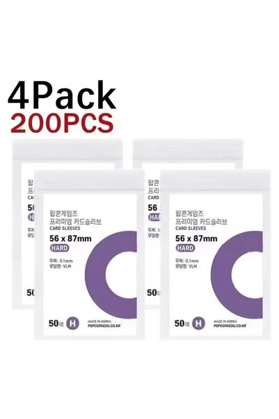 Choice 200Pcs - 56x87MM 500-1PCS HD Transparent Kpop Idol Card Protective Sle...