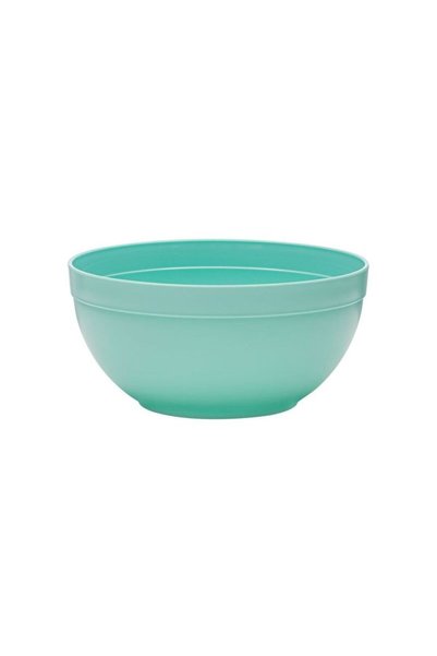Jumbo Round Green Plastic Bowl 2.5L