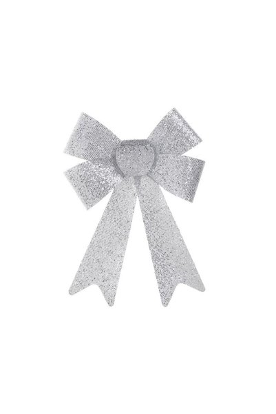 Jumbo Funda Decorativa de Craciun cu Glitter Argintiu 32cm