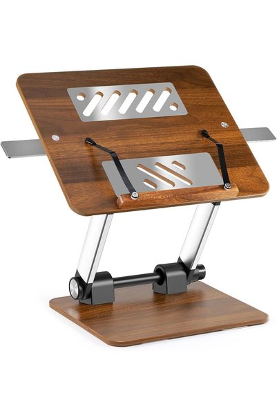 GENERAL Book Stand for Reading,Book Holder with Metal Clips Cookbook Stand Ha...