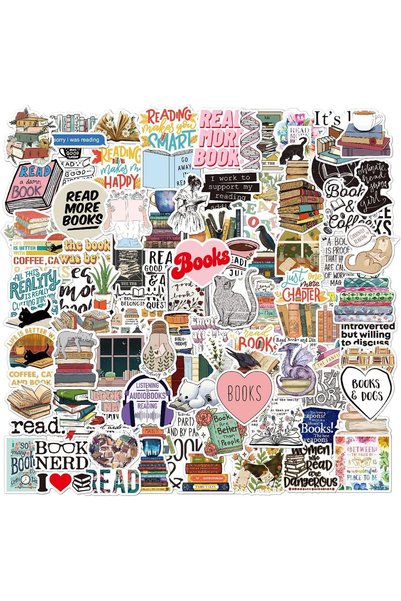 Generic 100 Pcs Cute Aesthetic Waterprof Vinyl Stickers Packs for Water Bottl...