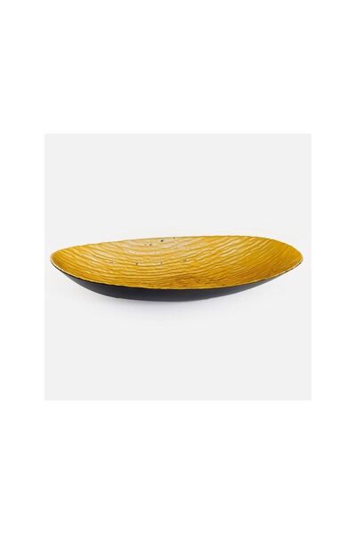 Jumbo Platou Decorativ Gondola Negru Auriu 40,5x15,5x5cm