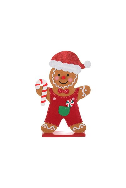 Jumbo Figurina Decorativa din Fetru Om de Turta Dulce 29x5x46.5cm