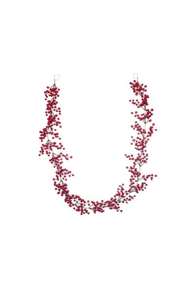 Jumbo Ghirlanda de Craciun Berries Rosii 1.85m x 8 cm