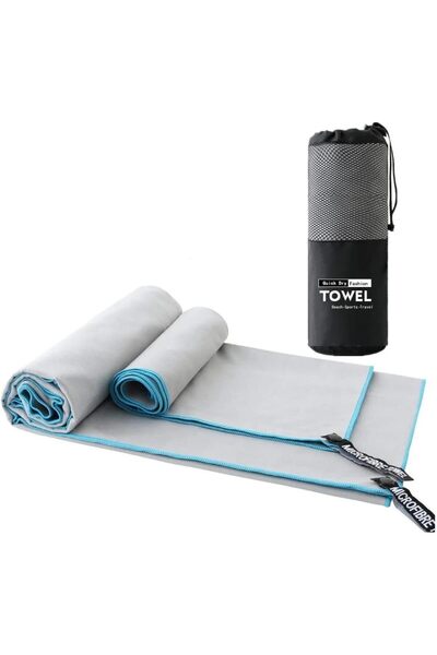 SpireHues Microfiber Travel Gym Towels Fast Drying Compact Beach Towel Light ...
