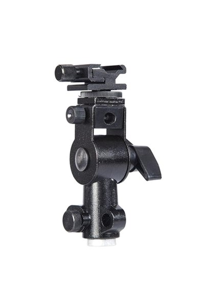 eWINNER Flash Shoe Umbrella Holder Swivel Light Stand Bracket B Studio Tiltin...
