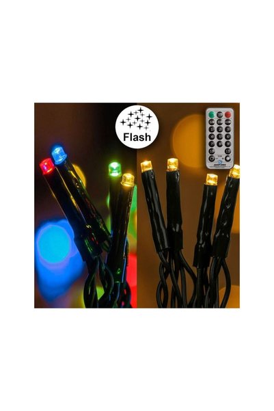 Jumbo Instalatie de Lumini cu 200 Becuri LED Interconectabila 9,95m & Telecom...