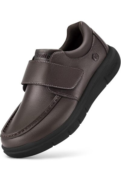 Generic Mens Loafers Comfort Wide Fit Leather Formal Shoes Casual Slip on Dre...