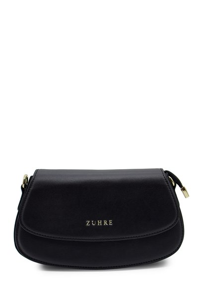 Zühre Double Strap Covered Black Bag 0077