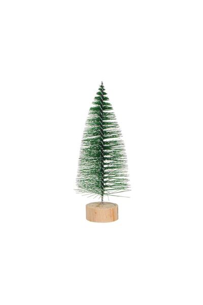 Jumbo Brad Decorativ de Craciun Verde Nins 14cm