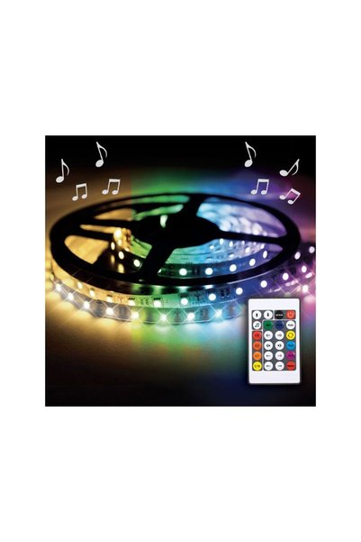 Jumbo Bandă LED RGBIC cu USB și Telecomandă 3m