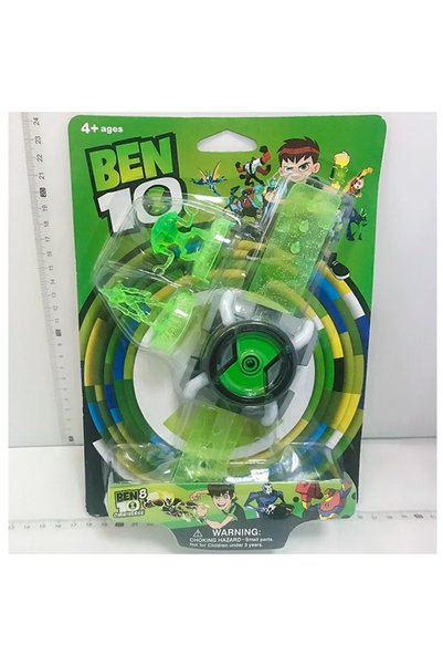 BANDAI 10 Anime BEN10 Figures Omnitrix Ben Tennyson Projection Sounds Lights ...