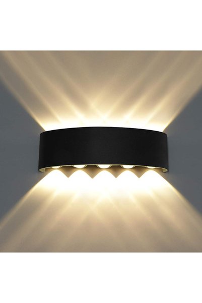KAWELL مصباح جداري حديث مقاوم للماء بقوة 10 واط، إضاءة LED للجدران، مصباح جدا...