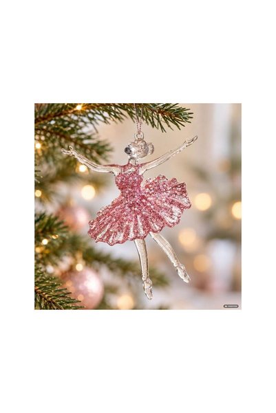 Jumbo ORNAMENT CRA BALARINA ROZ GL 15CM