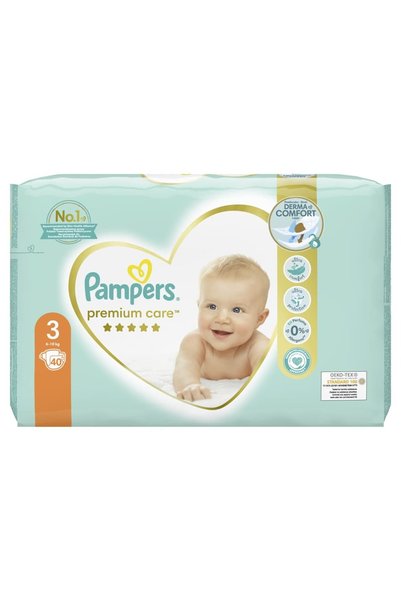 Pampers Premium Care Scutece Premium Care numărul 3, 6-10 kg, 40 buc