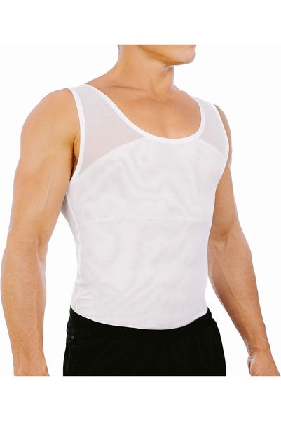 Generic Men's Compression Tank Top, Gynecomastia Vest, Slimming Corset Underw...