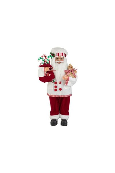Jumbo Figurina Decorativa Mos Craciun Cofetar 45cm