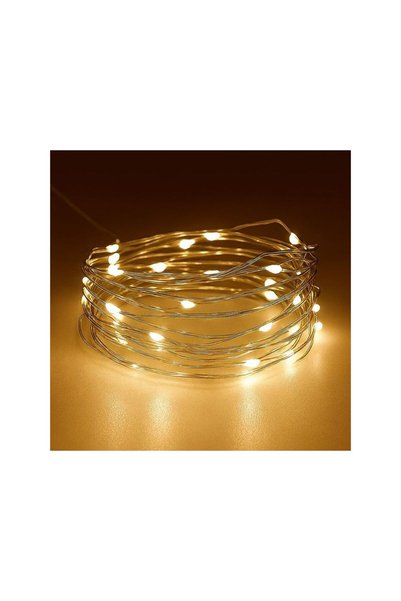 Jumbo Instalatie de Lumini cu 100 de Becuri LED Fairy Lights cu Baterii si Pr...