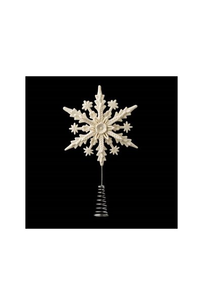 Jumbo Varf pentru Brad Fulg alb cu Sclipici 23cm