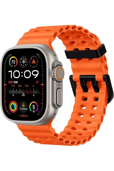 Generic Ocean Sport Strap Compatible with Apple Watch Ultra 2 Band 49mm 46mm ...