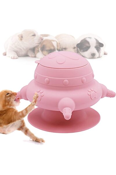 Yelajoy Puppy Milk Feeders for Multiple Puppies Kitten Feeding Bowl with 4 Ni...