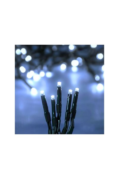 Jumbo Instalatie de Lumini cu 60 Becuri LED cu Baterii si Program 5.90m - Alb...