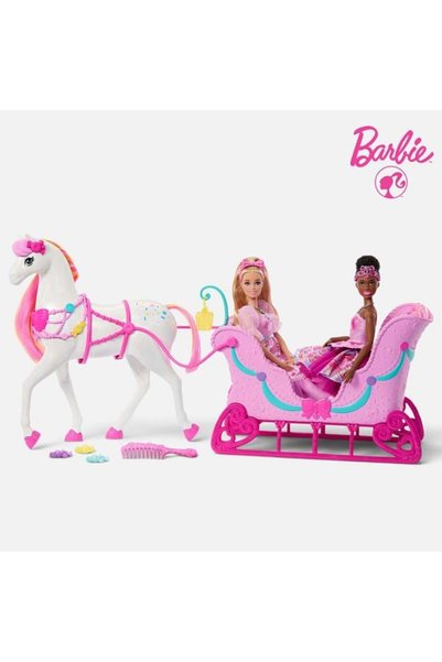 mattel Barbie 'Ο Καρυοθραύστης' Άλογο και Άμαξα -