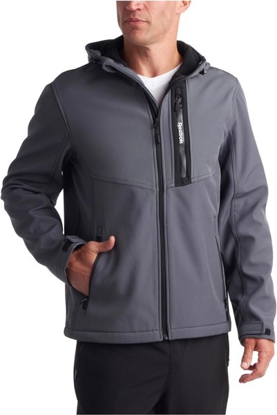 Generic Men Charcoal Duffle Coat