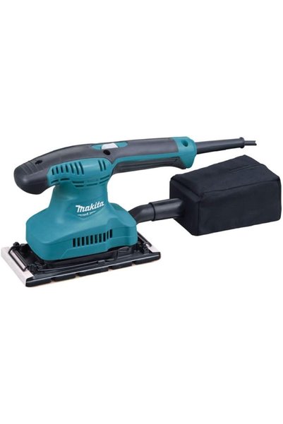 Makita آلة صنفرة MT M9203B مقاس 92×185 مم، بقوة 190 واط، 220 فولت مع كيس لجمع...