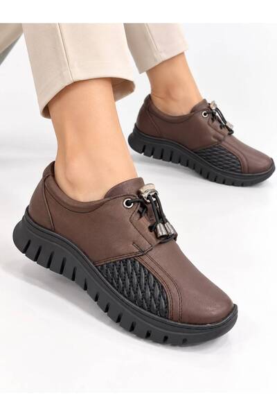 PAPUCUMUN DÜNYASI Fully Orthopedic Bone Protrusion Valgus Compatible Special Design Genuine Leather Shoes