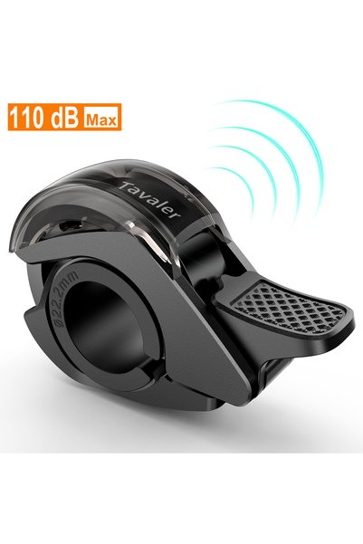 Choice black Q06 Tavaler New Upgrade Bicycle Bell 110dB Max Crisp PC Waterpro...