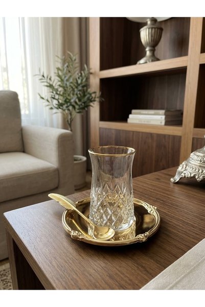 Limyacam Çay seti gül motif
