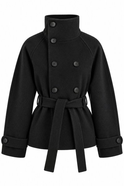 Laluvia Black Trinidad Cashmere Jacket - 508395