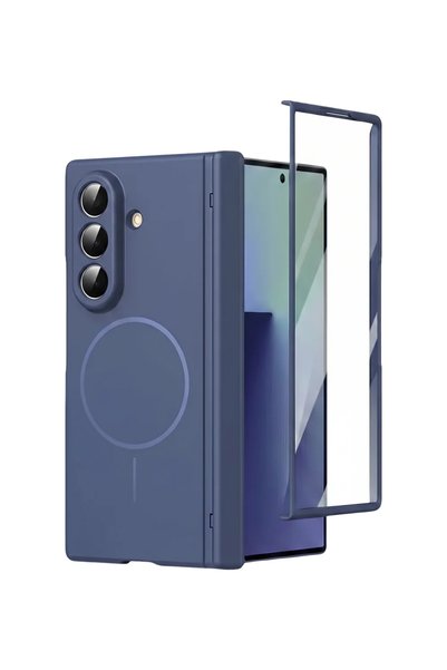bbtech Samsung Galaxy Z Fold 8 Ultra ile Uyumlu MagSafe Özellikli 360° Tam Koruma Entegre Ekran Koruyuculu Kılıf