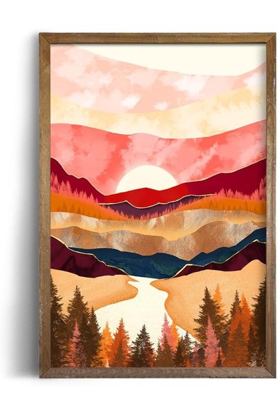 Generic Modern Moon Wall Art – Large Bohemian Bathroom Decor for Office Wall ...