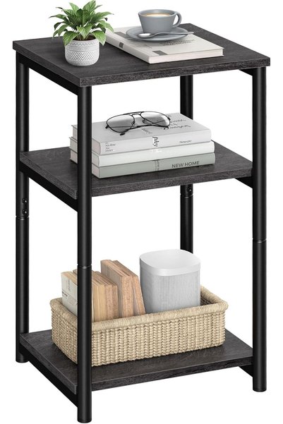 Generic Side Table, Small End Table, Tall Nightstand, Steel Frame