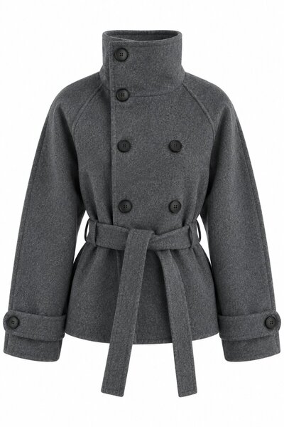 Laluvia Anthracite Trinidad Cashmere Jacket - 508395