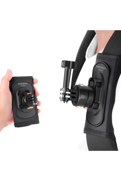 NEEWER Backpack Shoulder Chest Strap Mount Compatible with GoPro DJI Insta360...