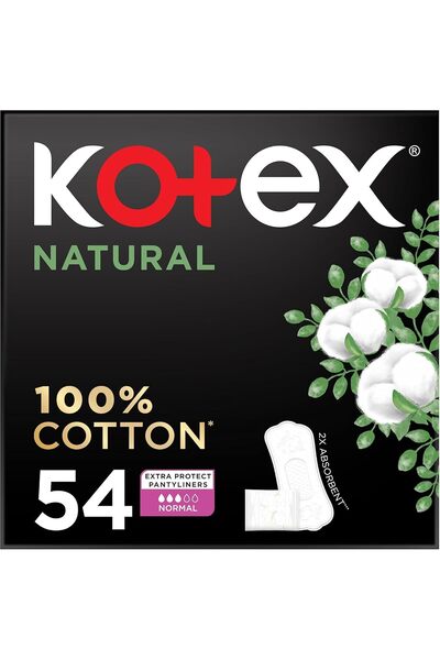 Kotex Panty Liner Cotton Normal 54 Pads