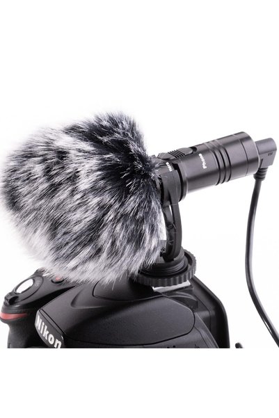 NICAMA ميكروفون كاميرا DSLR طراز SGM8S مع حامل مضاد للصدمات، غطاء واقي من الر...