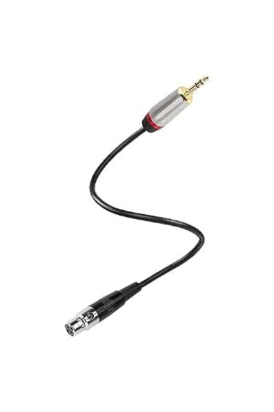 AXIYIBZI كابل صوتي صغير من نوع XLR (أنثى) إلى مقبس ستيريو 3.5 مم، محول كابل م...
