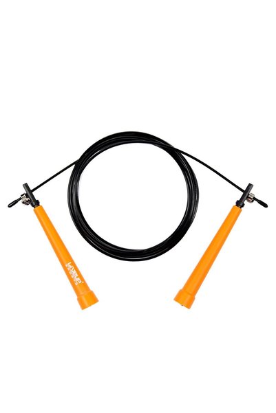 OEM Coarda de Sarit Neagra cu Manere Portocalii 3m