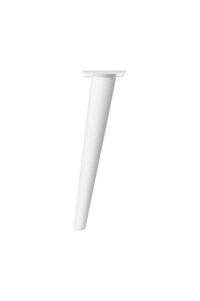 OEM Tarrox Scandia Balance στρογγυλό πόδι επίπλου Ø24-48x300mm, λευκό ξύλο