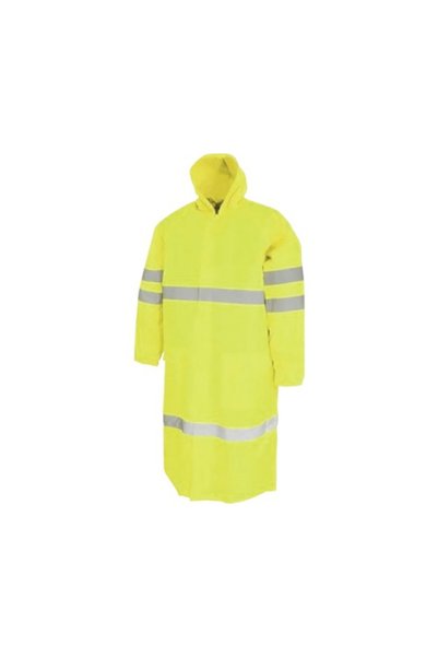 OEM Pelerină de ploaie impermeabilă DCT Turpan din poliester galben reflector...