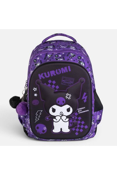 OEM Ghiozdan pentru Clasele Primare Mov 3D Kuromi 32x15x42cm